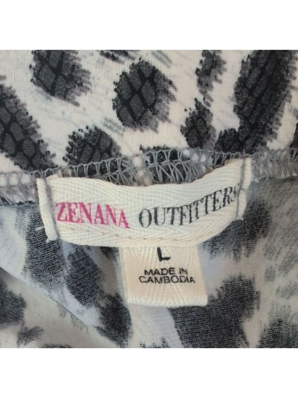 Zenana Outfitters Leopard Print Mini Skirt L             728E - Picture 5 of 6